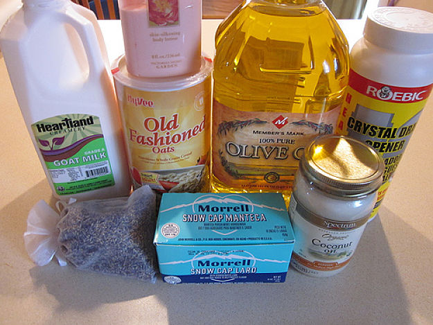 Homemade soap ingredients - learn how to make it here
